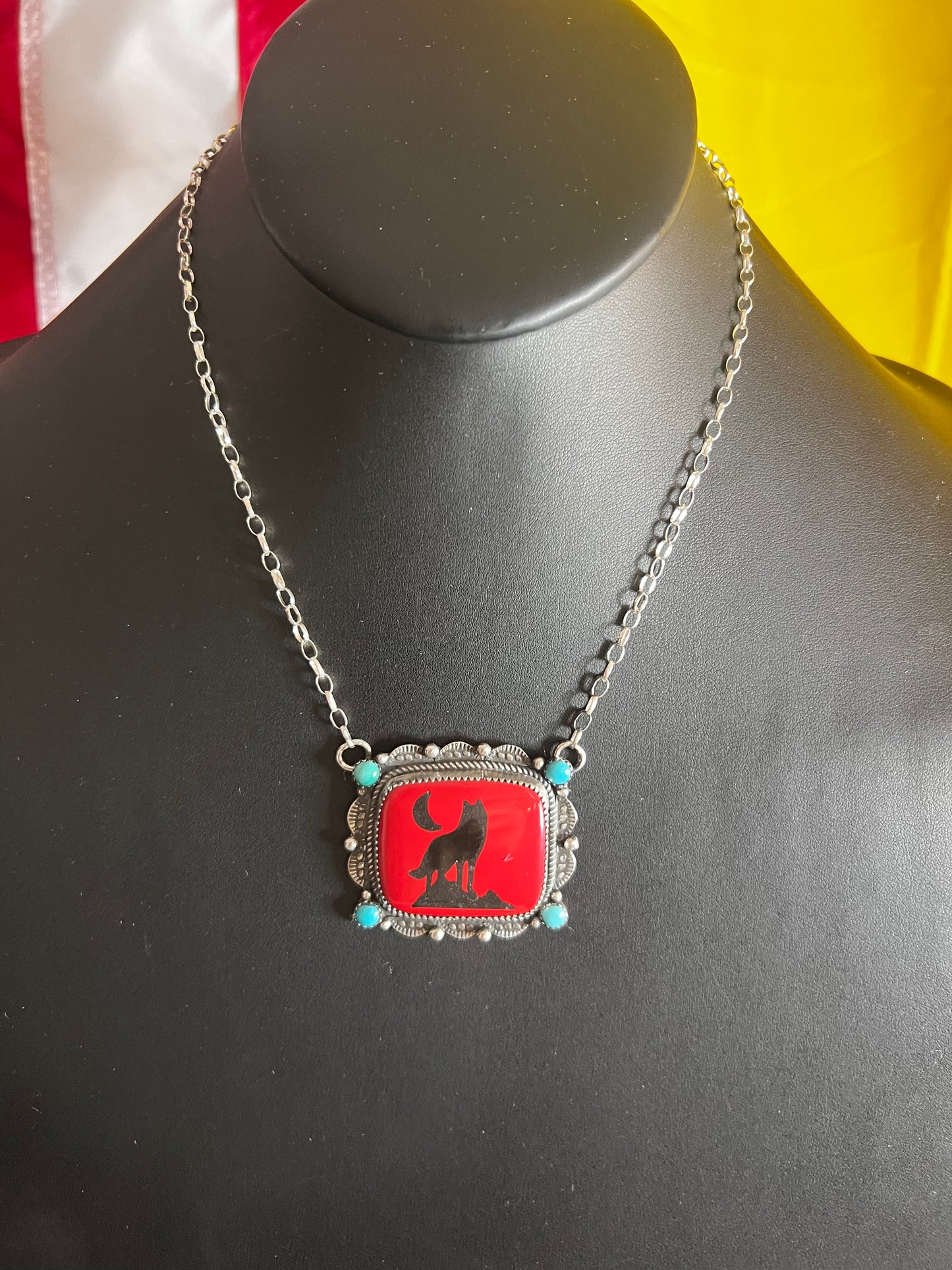 Lone Wolf pendant